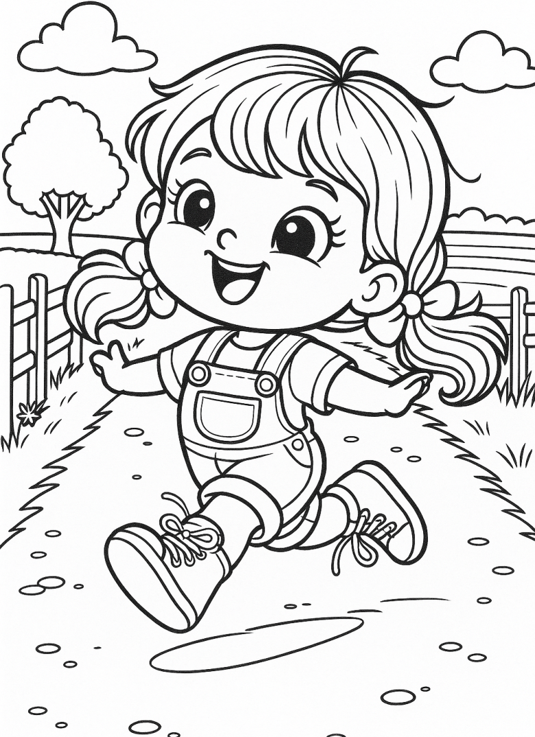 Happy Hayley running